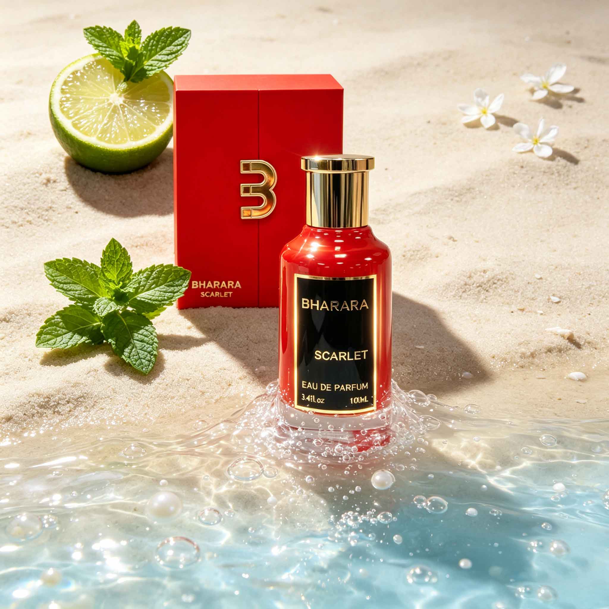 Women'S Red Formal Wear - Bharara Scarlet Eau De Parfum -