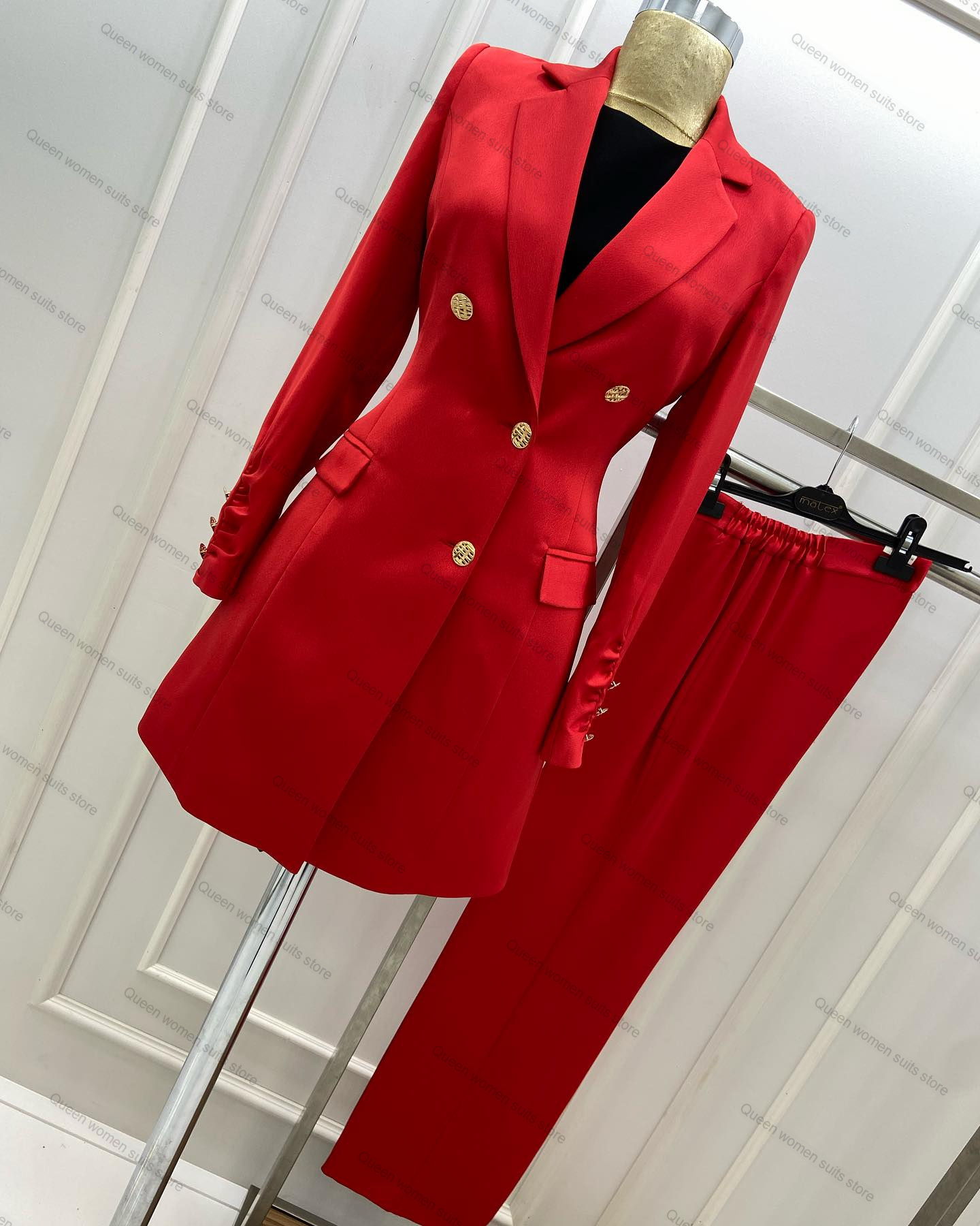 Women Formal Wear Tailor - Ślubne spodnie damskie zestaw 2 szt.