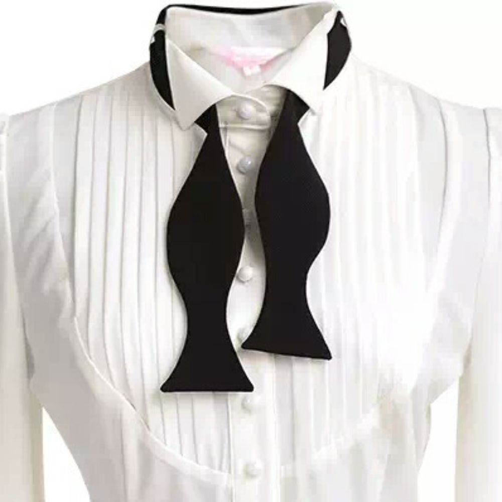 Women Formal Wear With Tie - Męska formalna, wstępnie wiązana, regulowana muszka