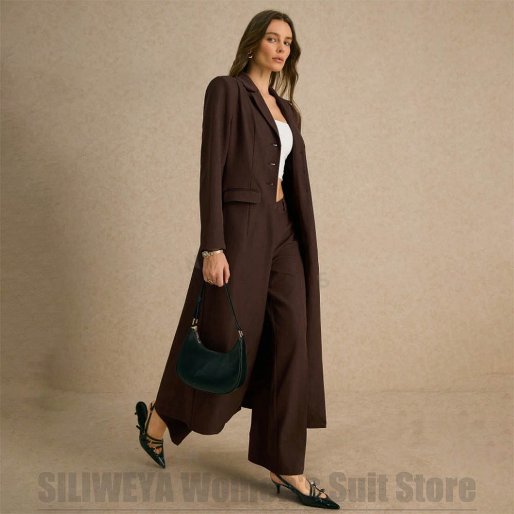 Women Formal Wear Tailor - Damski garnitur dwuczęściowy z długim rękawem,