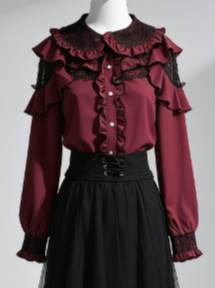 Formal Wear Japan Women - Urocza bluzka w stylu Harajuku JK