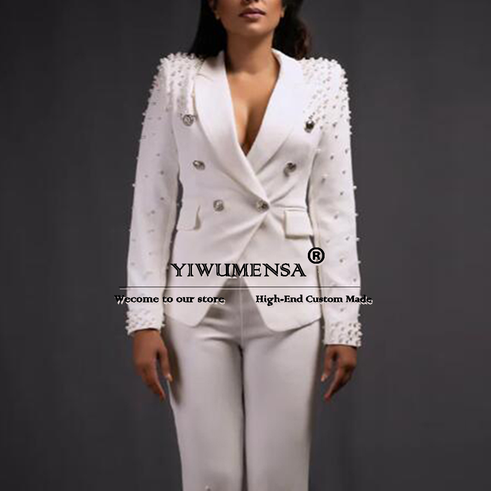Women Formal Wear Tailor - Luksusowe spodnie damskie garnitury Slim Fit