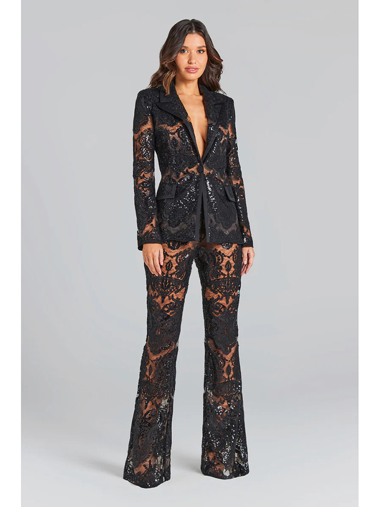 Women'S Formal Wear With Pants - Najnowszy zestaw odzieży z wybiegu projektantów