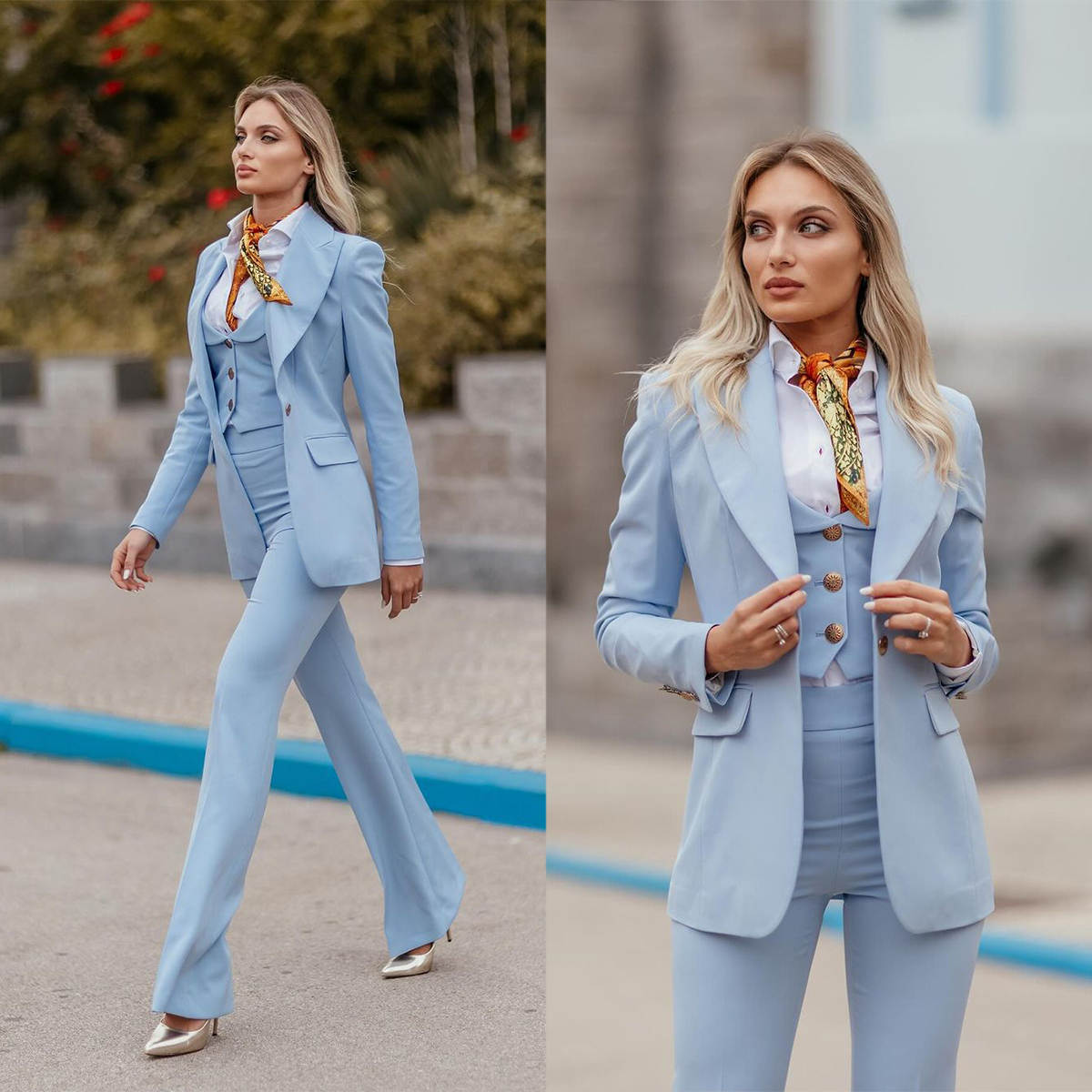 Damskie garnitury wizytowe błę – Women Formal Wear Tailor recenzja i cena