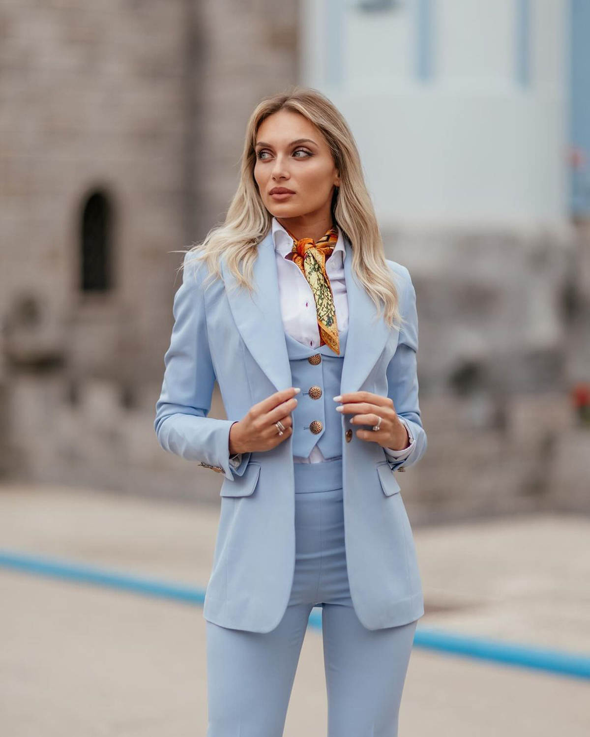 Damskie garnitury wizytowe błę – Women Formal Wear Tailor recenzja i cena