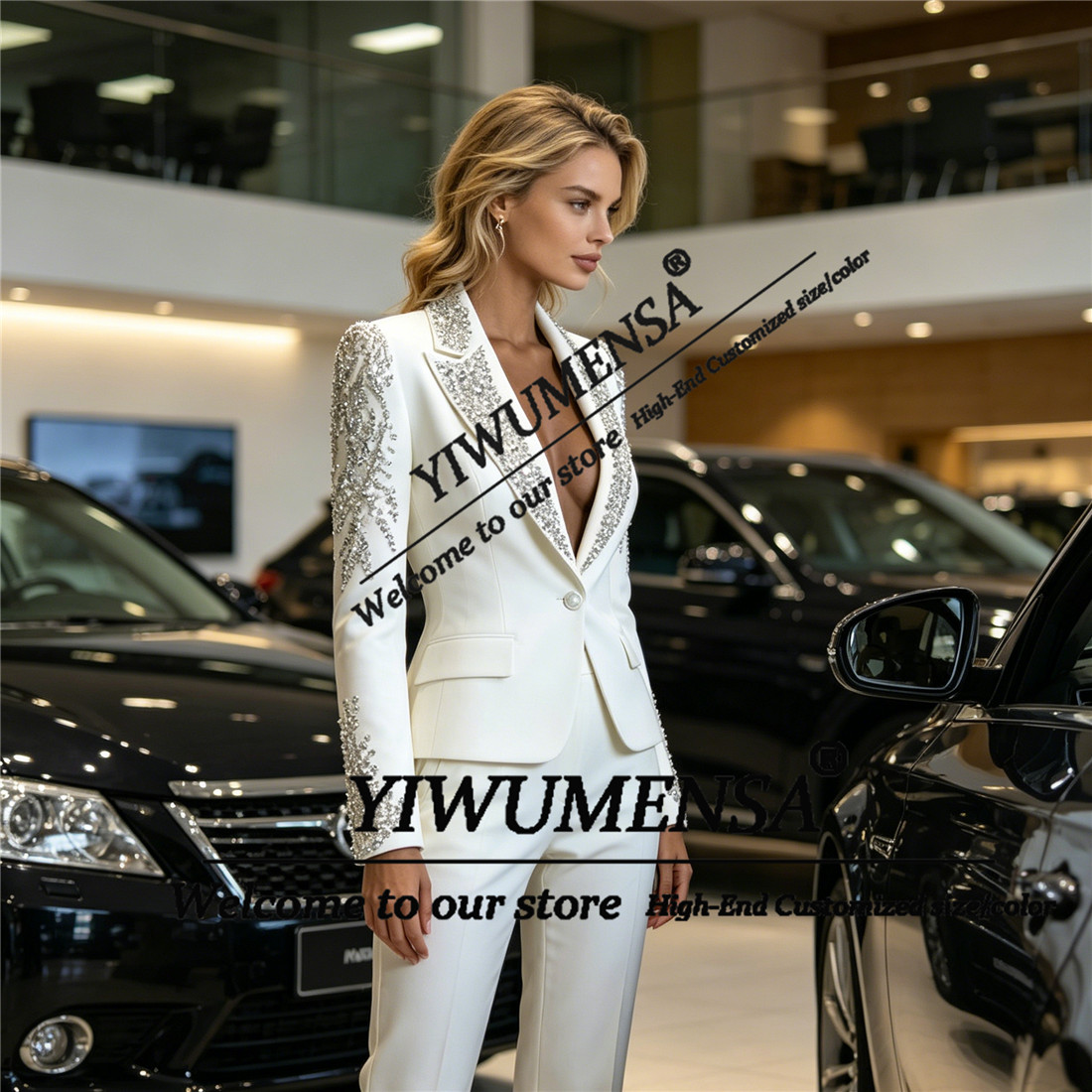Luksusowe damskie garnitury dw – Women'S Formal Wear With Pants recenzja i cena