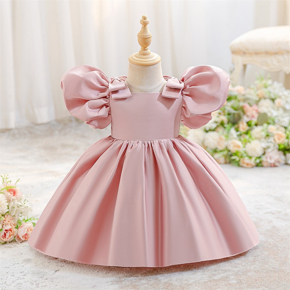Różowa satynowa suknia balowa  – Women'S Formal Wear For Girls recenzja i cena