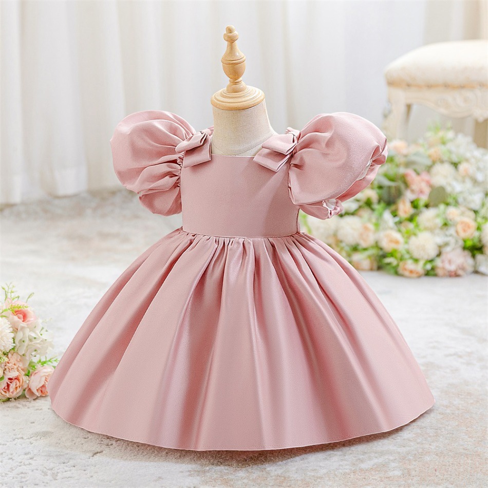 Różowa satynowa suknia balowa  – Women'S Formal Wear For Girls recenzja i cena