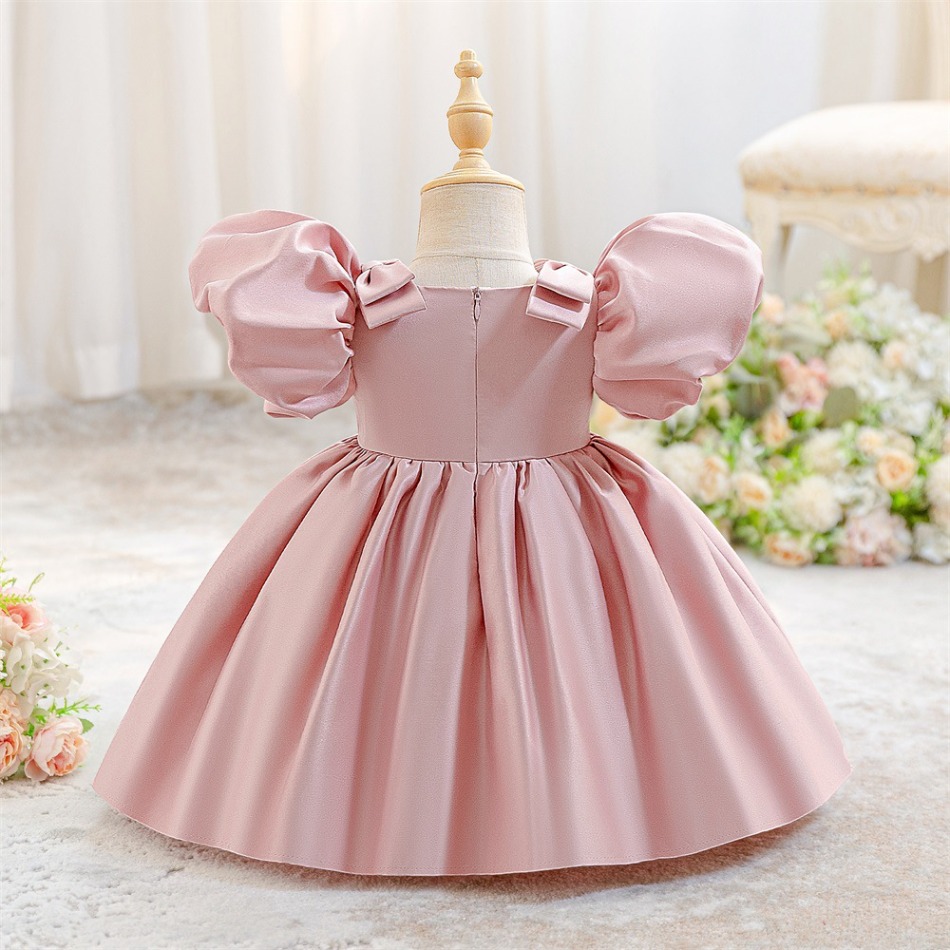 Różowa satynowa suknia balowa  – Women'S Formal Wear For Girls recenzja i cena