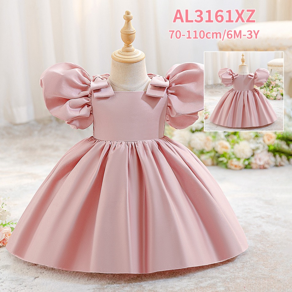 Różowa satynowa suknia balowa  – Women'S Formal Wear For Girls recenzja i cena
