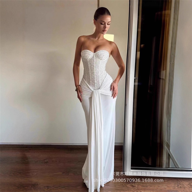 Sukienka balowa damska z cekin – Women'S Red Formal Wear recenzja i cena