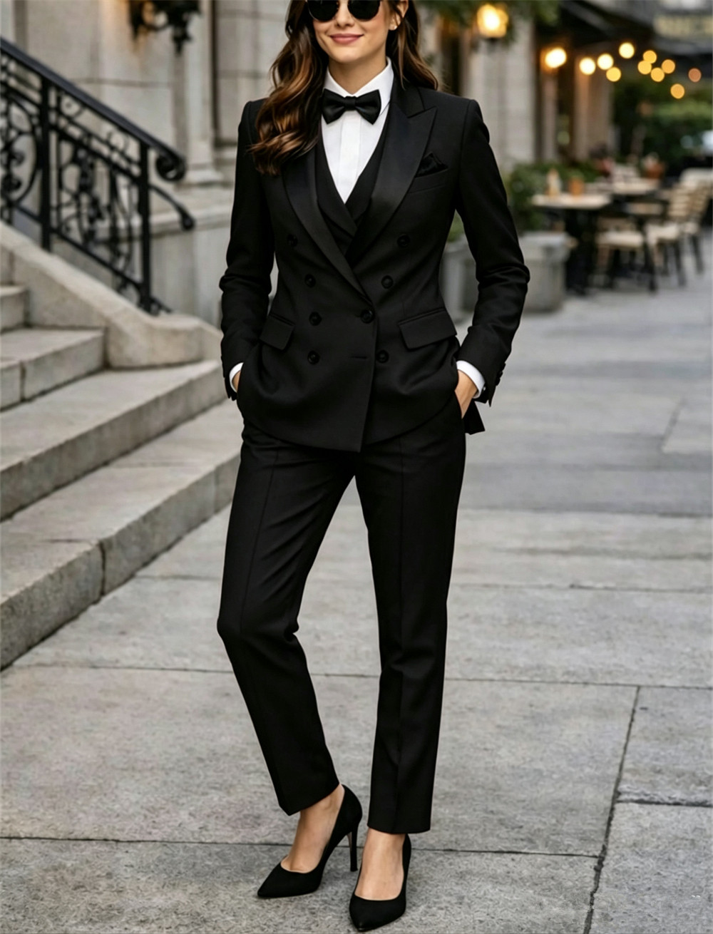 Damskie garnitury dwurzędowe 3 – Women Formal Wear Tailor recenzja i cena