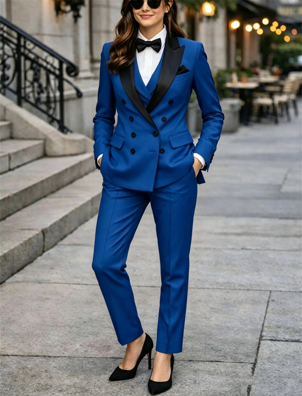 Damskie garnitury dwurzędowe 3 – Women Formal Wear Tailor recenzja i cena