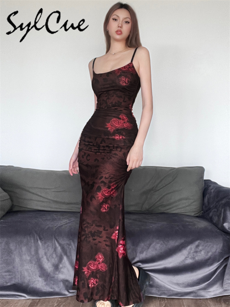 Sukienka damska długa na ramią – Women'S Red Formal Wear recenzja i cena