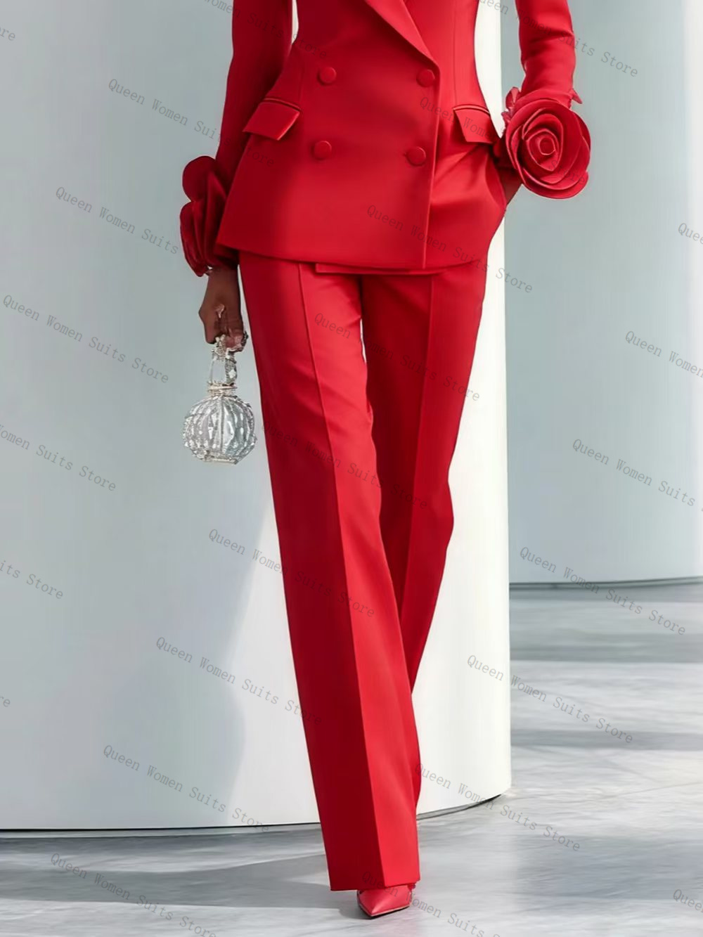 Luksusowy czerwony damski garn – Women'S Red Formal Wear recenzja i cena