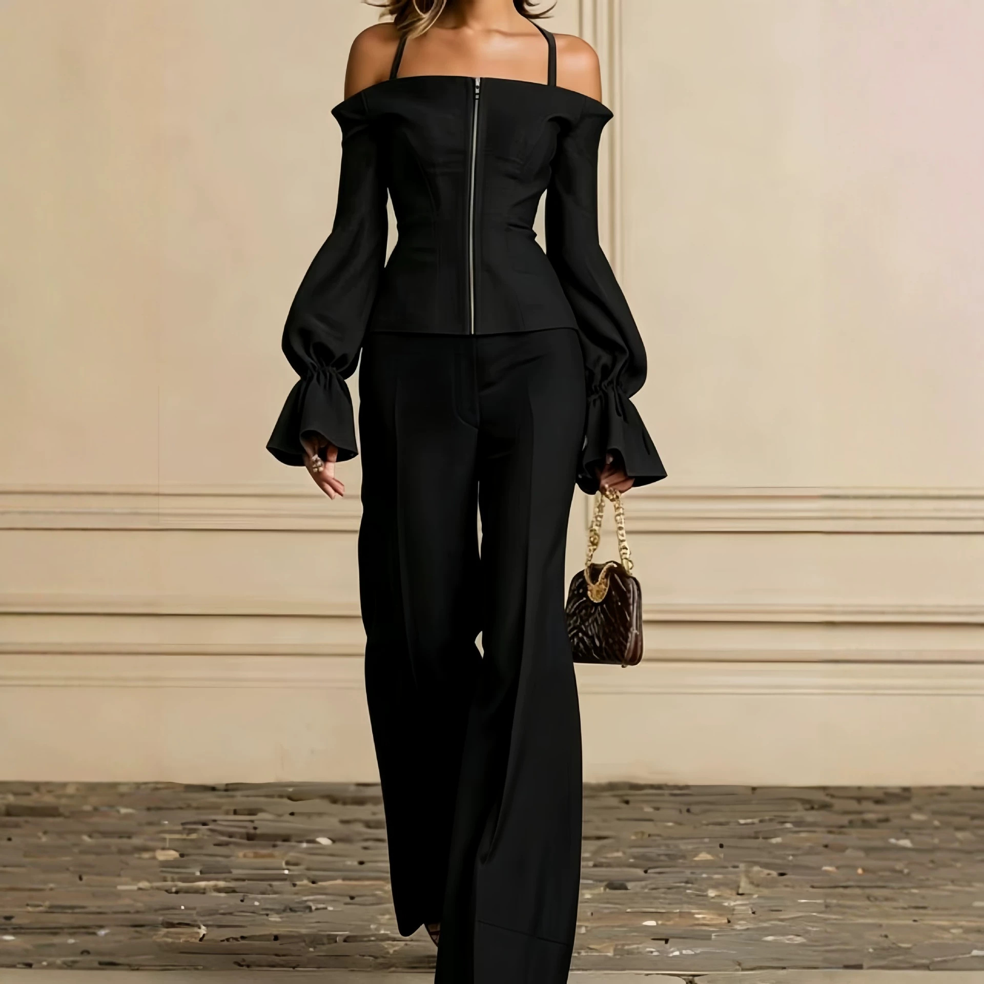 Dwuczęściowy zestaw spodni dam – Women'S Formal Wear With Pants recenzja i cena