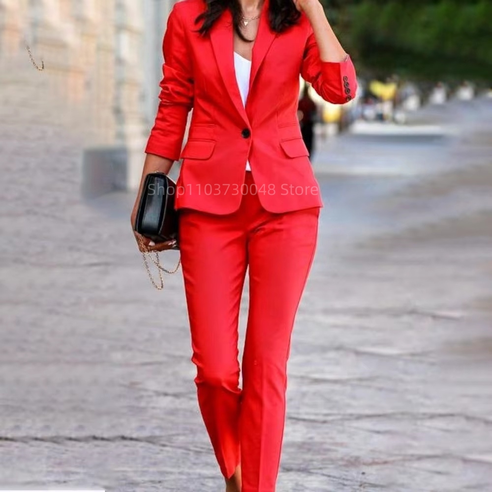 Damski garnitur biurowy: maryn – Women'S Red Formal Wear recenzja i cena