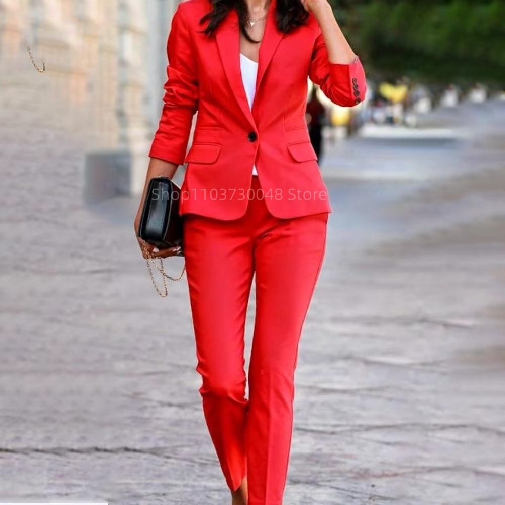 Damski garnitur biurowy: maryn – Women'S Red Formal Wear recenzja i cena