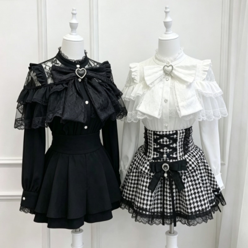 Japońska bluzka kawaii lolita  – Formal Wear Japan Women recenzja i cena