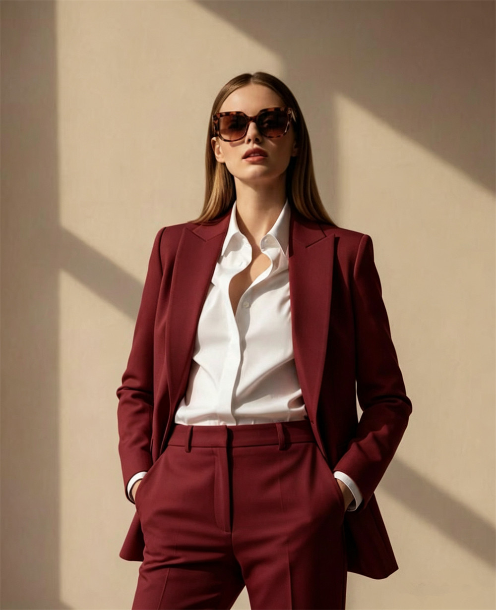 Damski pomarańczowy garnitur P – Women Formal Wear Tailor recenzja i cena